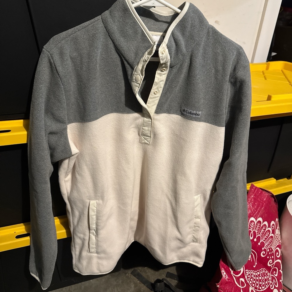Columbia Men's Two-Tone Zip Up Sweater